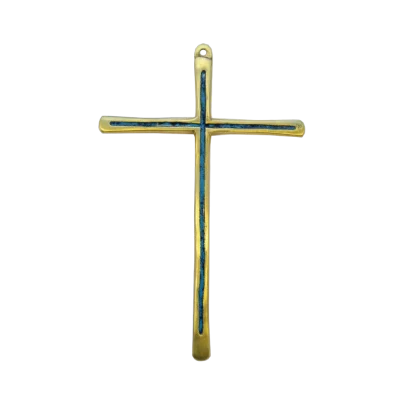 Croix – Bronze émaillé – 19.5 cm – 030