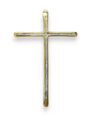 Croix – Bronze émaillé – 19 – 5 cm – 030