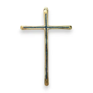 Croix – Bronze émaillé – 19.5 cm – 030