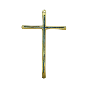 Croix – Bronze émaillé – 19.5 cm – 030