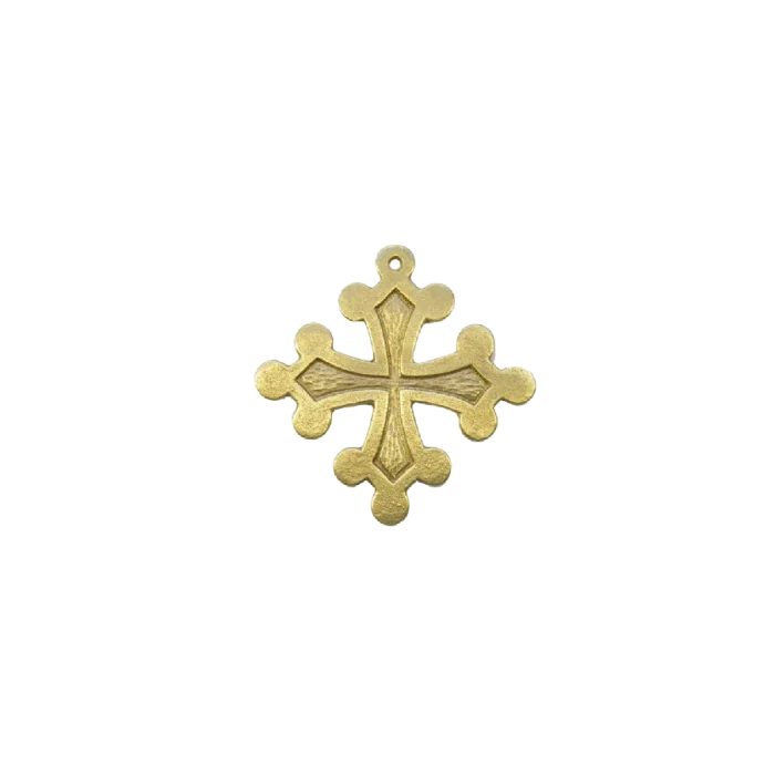 Croix de Toulouse, Languedoc ou Croix Occitane en bronze – 9,5 cm – 0236