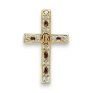 Croix – Bronze émaillé – 9 cm – 034