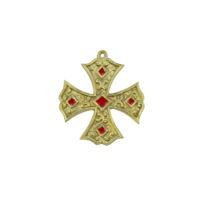 Croix patée, croix médiévale murale – 12 cm – 0216