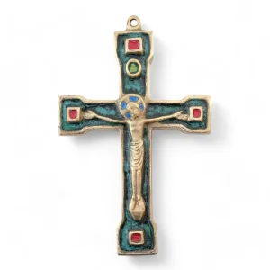 Crucifix d’inspiration médiévale – 15 cm – 889