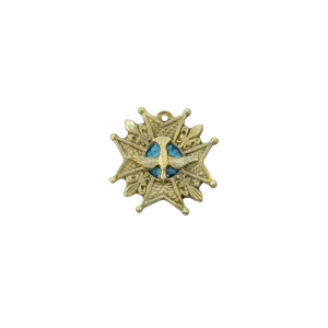 Croix de l’ordre du Saint-Esprit et fleurs de lys