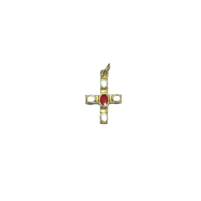 Croix grecque, croix pendentif, bijou religieux – 3 cm – B5