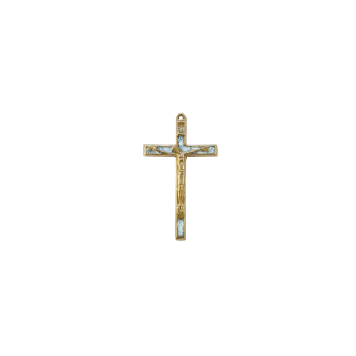 Crucifix pendentif ou mural avec symbole INRI – 9 cm – 370