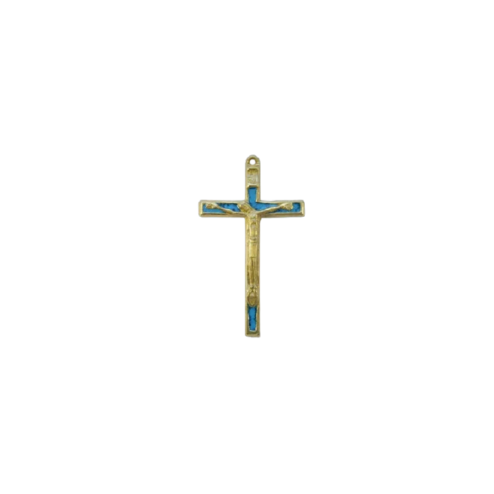 Crucifix pendentif ou mural avec symbole INRI – 9 cm – 370