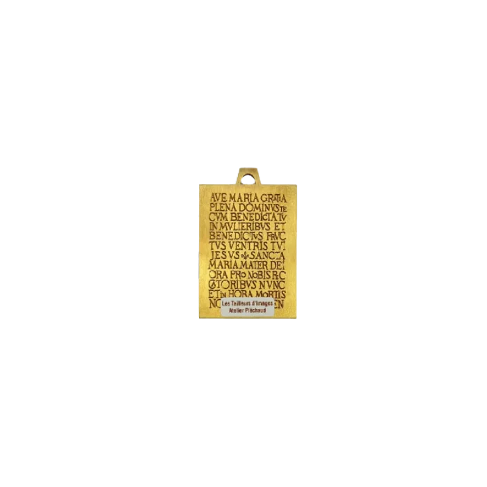 Médaille Notre-Dame du Perpétuel Secours, icône miraculeuse – 3,5 x 5,5 cm – 0110BIS