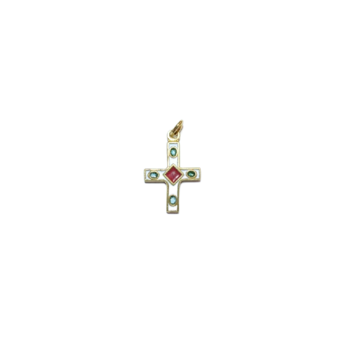 Petite croix médiévale en pendentif – 2,7 cm – 0137