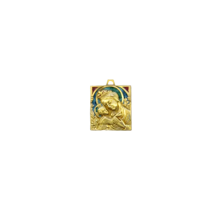 Notre-dame de France, Médaille Vierge à l’Enfant – 5 x 5 cm – 075BIS