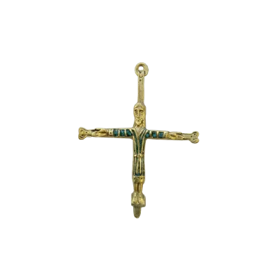 Christ de St Michel d’Aiguilhe au Puy en Velay, chemin de st Jacques – 14 cm – 935