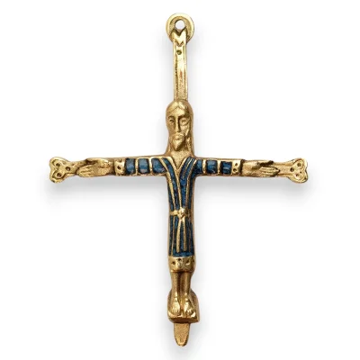 Christ de St Michel d’Aiguilhe au Puy en Velay, chemin de st Jacques – 14 cm – 935