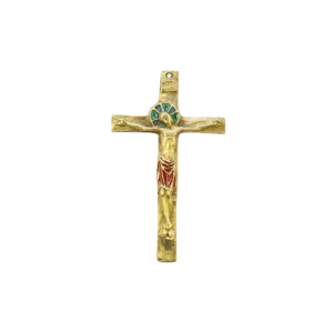 Christ sur croix massive – 14,5 cm – 092