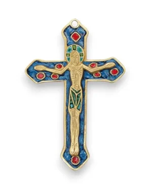 Crucifix mural sur croix – 9 cm – 0138