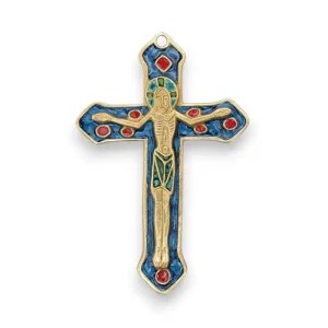 Crucifix mural sur croix – 9 cm – 0138