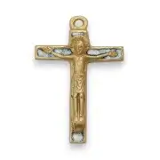 Crucifix croix latine blanche