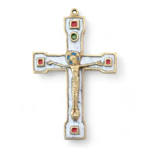 Crucifix d’inspiration médiévale – 15 cm – 889