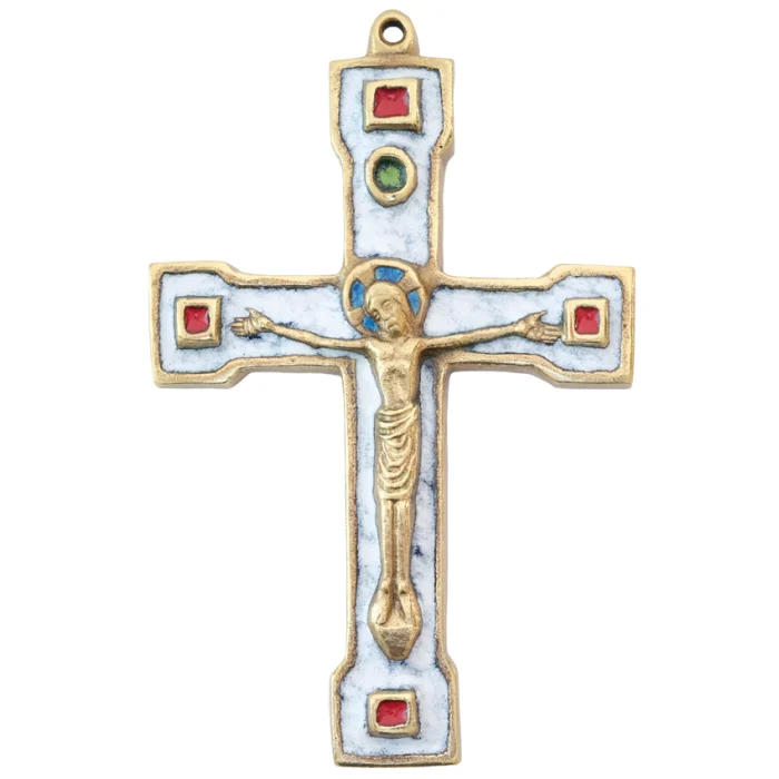 Crucifix d’inspiration médiévale – 15 cm – 889