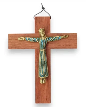 Christ roman, bronze et bois – 19 cm – 903