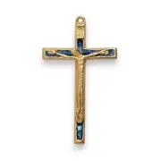 Crucifix pendentif ou mural avec symbole biblique INRI