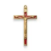 Crucifix pendentif ou mural avec symbole biblique INRI