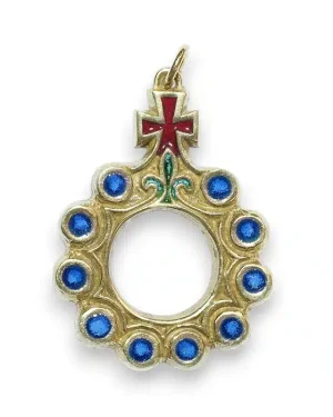 Dizainier scout fleur de lys en pendentif – 5,8 cm – 0134