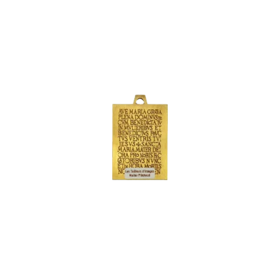 Médaille Notre-Dame du Perpétuel Secours, icône miraculeuse – 3,5 x 5,5 cm – 0110BIS