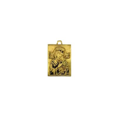 Médaille Notre-Dame du Perpétuel Secours, icône miraculeuse – 3,5 x 5,5 cm – 0110BIS