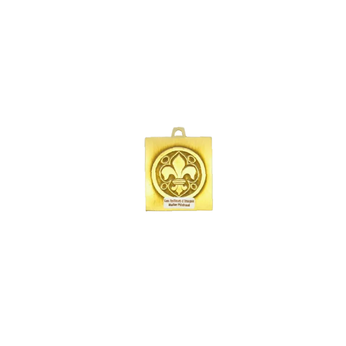 Notre-dame de France, Médaille Vierge à l’Enfant – 5 x 5 cm – 075BIS