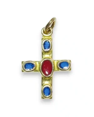 Collier croix chrétienne – forme grecque – 3 cm – B5