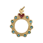 Dizainier Sacré-Cœur en pendentif – bijou religieux