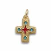 petite croix rouge et verte