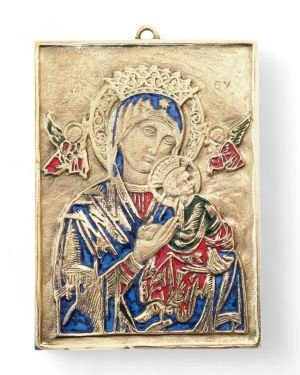 Notre-Dame du Perpétuel Secours, icône miraculeuse – 10,5 x 16 cm – 0110