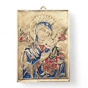 Notre-Dame du Perpétuel Secours, icône miraculeuse – 10,5 x 16 cm – 0110