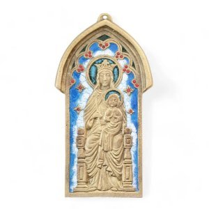 Icône de la Vierge Marie en Majesté – 13,5 cm – 63