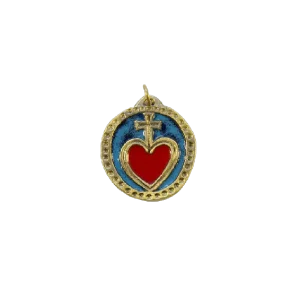 Bijou religieux Médaille Sacré-Coeur – 4,2 cm – 906