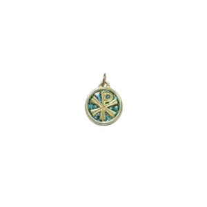 Chrisme pendentif, médaillon – 2,5 cm – 0143