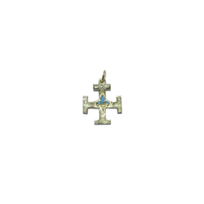Pendentif Croix des Scouts de France avec Fleur de lys – 2,5 cm – 0213