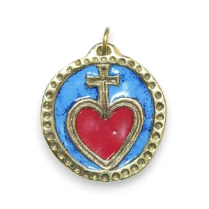 Bijou religieux Médaille Sacré-Coeur – 4,2 cm – 906