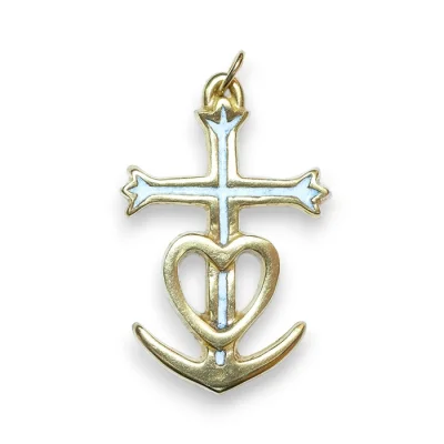 Croix de Camargue, pendentif – 6,5 cm – 869