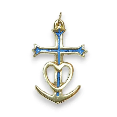 Croix de Camargue, pendentif – 6,5 cm – 869