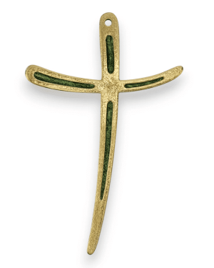 Croix contemporaine élégante et fine – 10 cm – L10