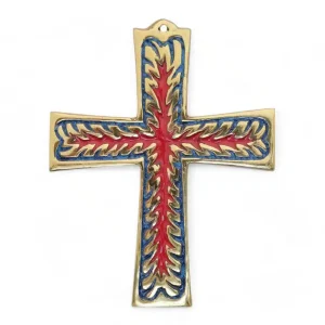 Croix médiévale enflammée – 960