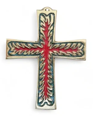 Croix médiévale enflammée – 960 – 10 cm