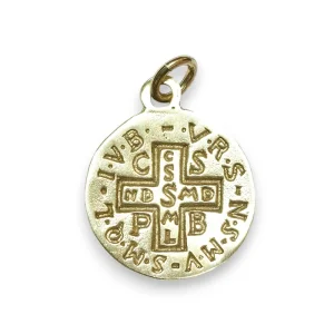 Médaille de saint Benoît, bijou-chrétien – 2,8 cm – B8