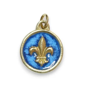 Petit médaillon fleur de lys – 2,5 cm – 0140