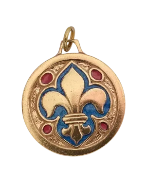 Pendentif Fleur-de-lys – 3,8 cm – 0123