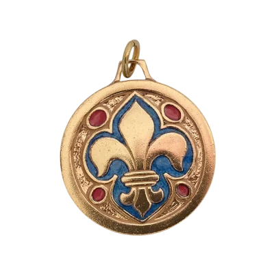 Pendentif Fleur-de-lys – 3,8 cm – 0123