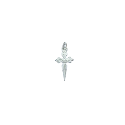Croix de Saint-Jacques de Compostelle en argent massif – 3,2 cm – NA94